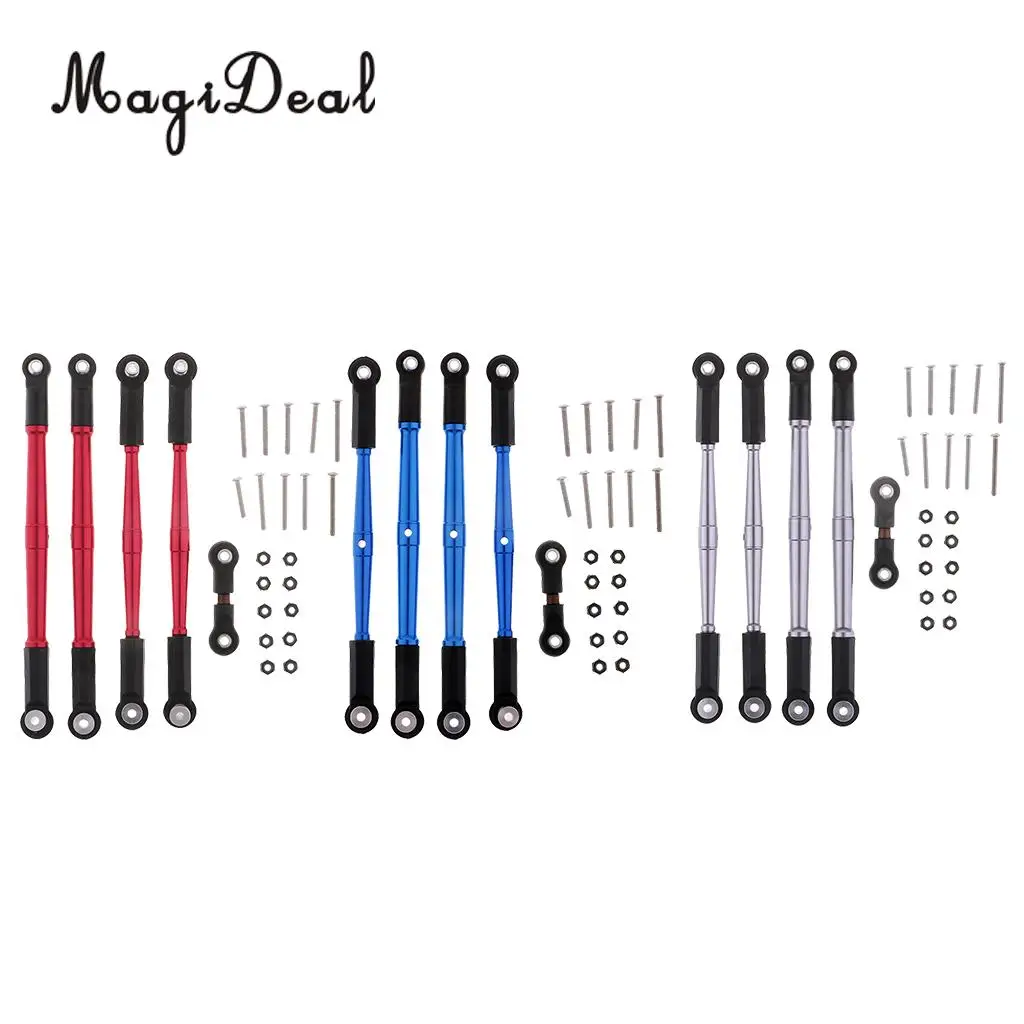 5pcs Aluminum Alloy Turnbuckles Steering Rod Servo Pull Rod Rear Suspension Lever for 1/8 Arrma Kraton 6S RC Car Parts