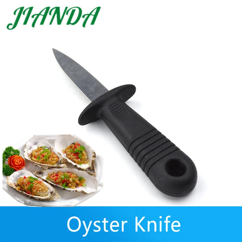 JIANDA New Oyster Knife Seafood Scallop Shell Shucking Opener Multi