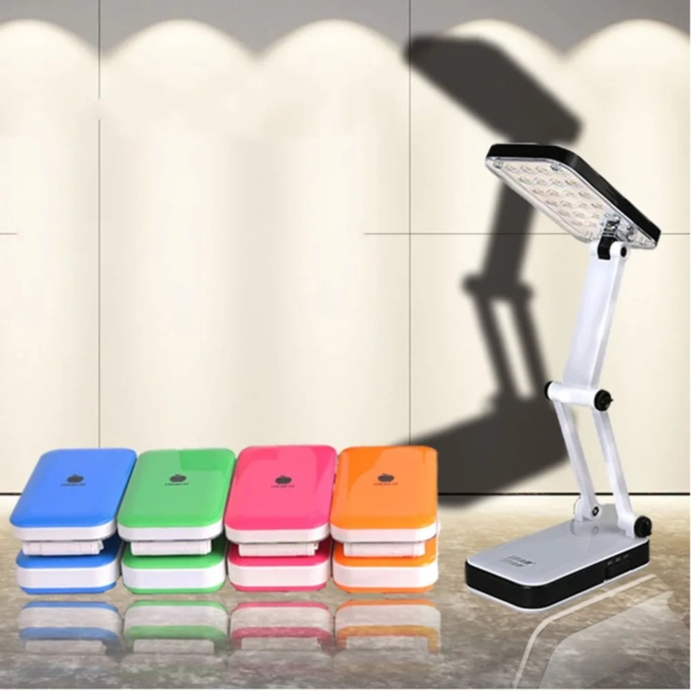 24 Led USB Charge Led Desk Folding Light Two Stalls Light Desk Lamp