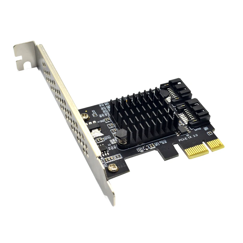 

PCI-E SATA 1X 4X 8X 16X PCI-E Cards PCI Express to SATA 3.0 2-Port SATA III 6Gbps Expansion Adapter Boards with Marvel 9125 chip