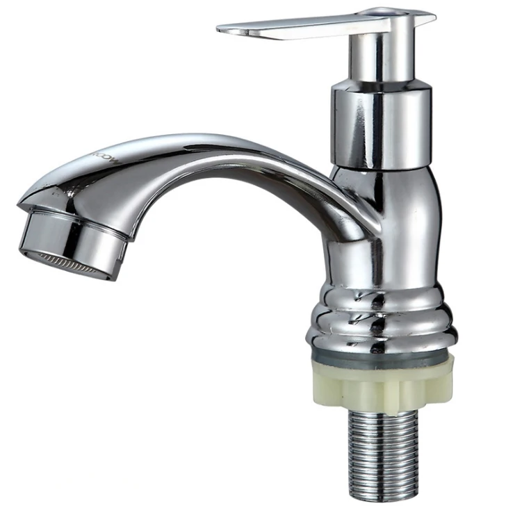 

Free shipping Promotion single cold basin sink faucet with top quality chrome plated bathroom basin sink mixer tap