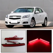 Capqx для Chevrolet Malibu 2012 2013 задний бампер светодиодный стоп-сигнал ОТРАЖАТЕЛЬ противотуманная парковочная фара Лампа стоп-сигнал