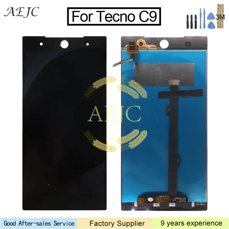 

100% Working Test For Tecno C9 LCD Display with Touch Screen Digitizer Assembly 5" For Tecno Camon C9 in Mobile Phone LCDS