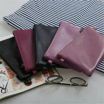 

Hot Fashion Women's Leather Clutch Handbag Bag Flap Casual Detachable Strap Coin Purse Shoulder Bag Wallets Pouch Zipper