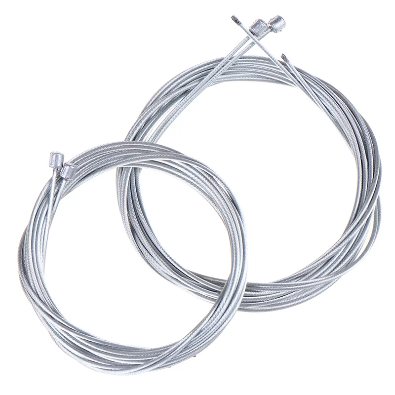 2Pcs Universal MTB Road Bike Bicycle Brake Line Bicycle Inner Wire Steel Derailleur Speed Line Fixed Gear Shift Gear Cable Sets afbeelding