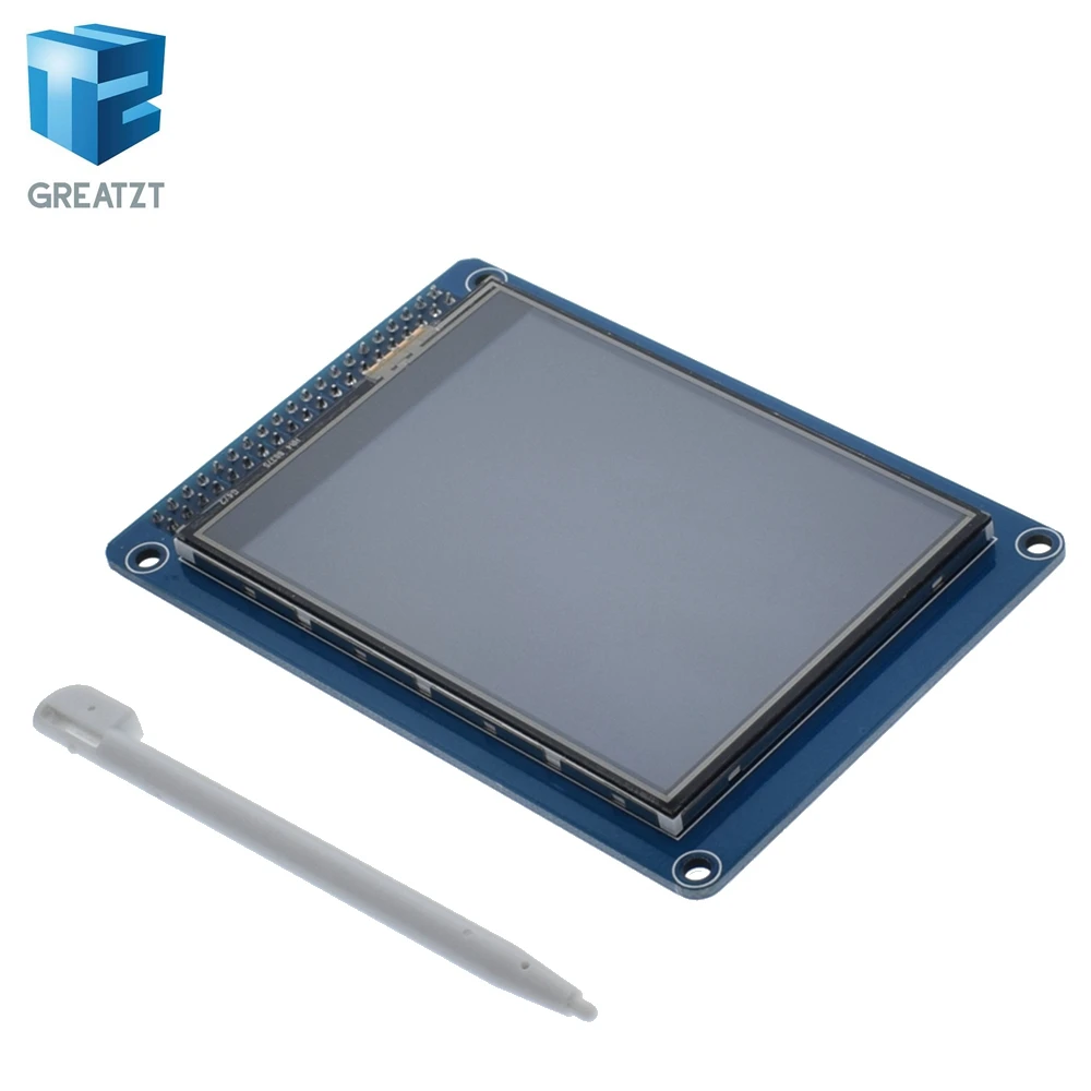 

GREATZT 3.2 inch TFT LCD Touch Screen Module Display Ultra HD 320X240 ILI9341 for Arduino 3.2'' 320240 240x320 240320 2560 diy