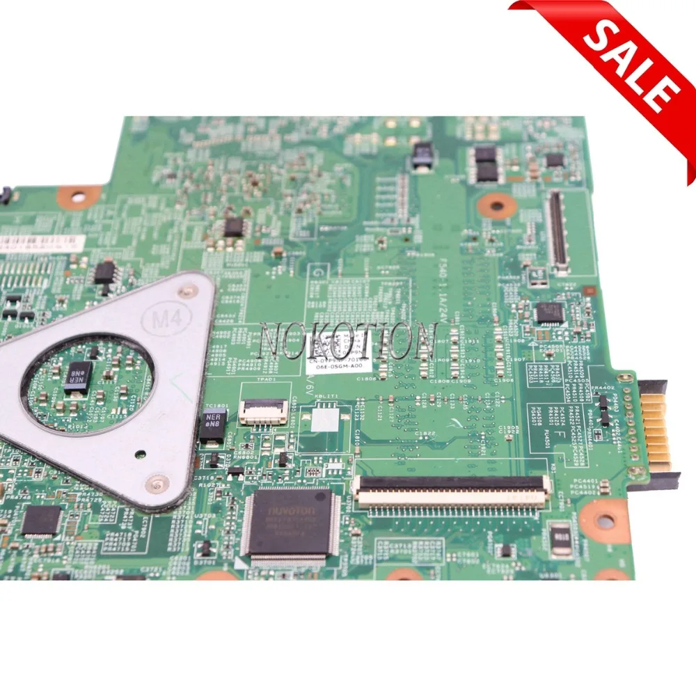 Материнская плата NOKOTION для ноутбука Inspiron 15R M5010 CN 0YP9NP YP9NP 09913 1 DG15 48 4hh06. 011 ATI HD4200