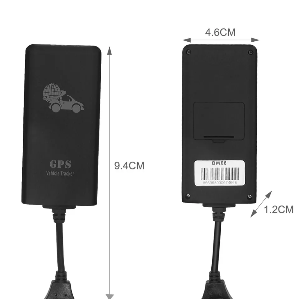 Встроенный аккумулятор 4 Pin GSM gps трекер в режиме реального времени онлайн отслеживание автомобильного флота системы управления Тип gps трекер автомобиля BW08B