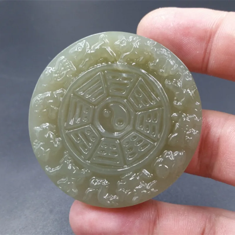 Buy TJP natural Xinjiang HETIAN jade Chinese zodiac
