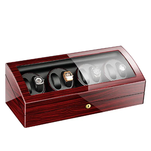 

Watch Box Automatic Watch Winder Rotator Holder PU Leather Watch Winding Storage Case 8+9 Display Box Organizer Silent Operation