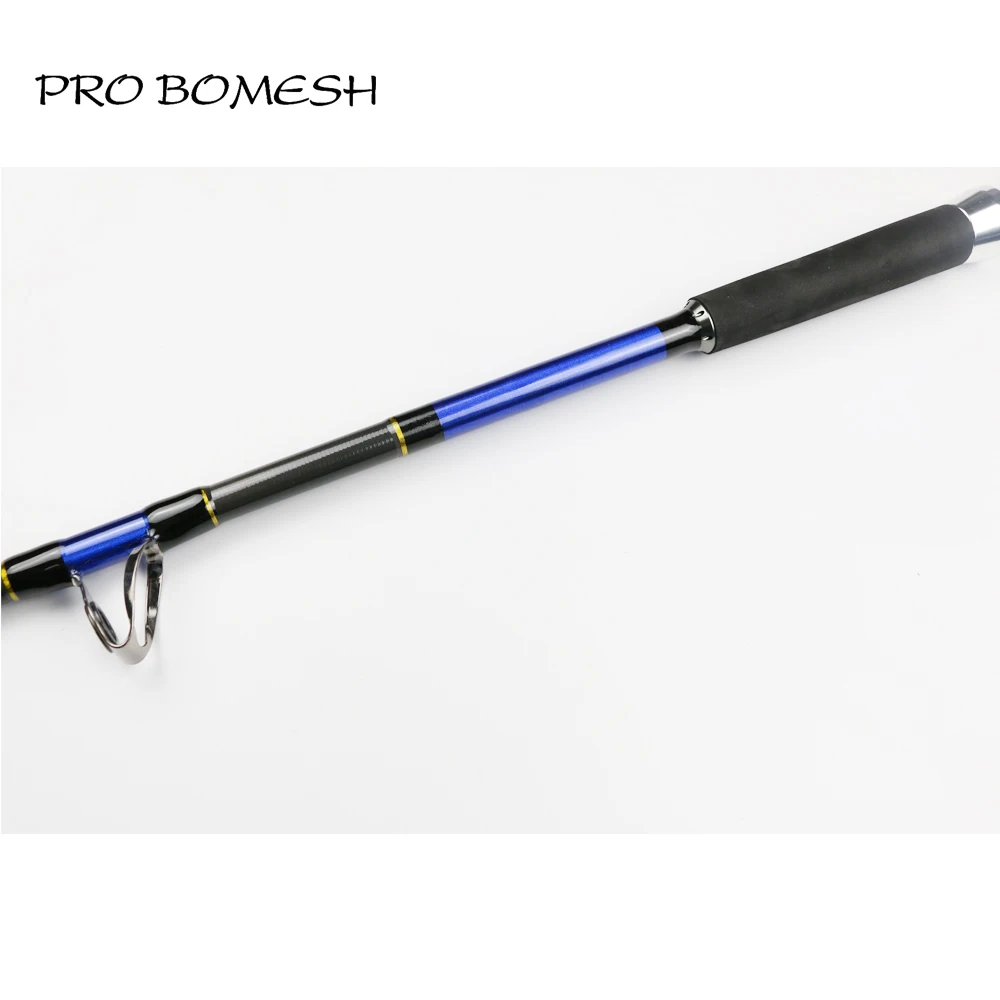 Pro Bomesh 1 шт. 1,8 м 1 секция 211.2lb роликовый наконечник направляющая металлическая катушка сиденье удилище для ловли на блесну глубоководная Удочка лодка удилище