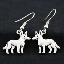 Vintage azul Heeler & Australian ganado perro mascota gota pendiente mejor regalo Brincos Boho Pendientes para las mujeres joyería Pendientes Mujer