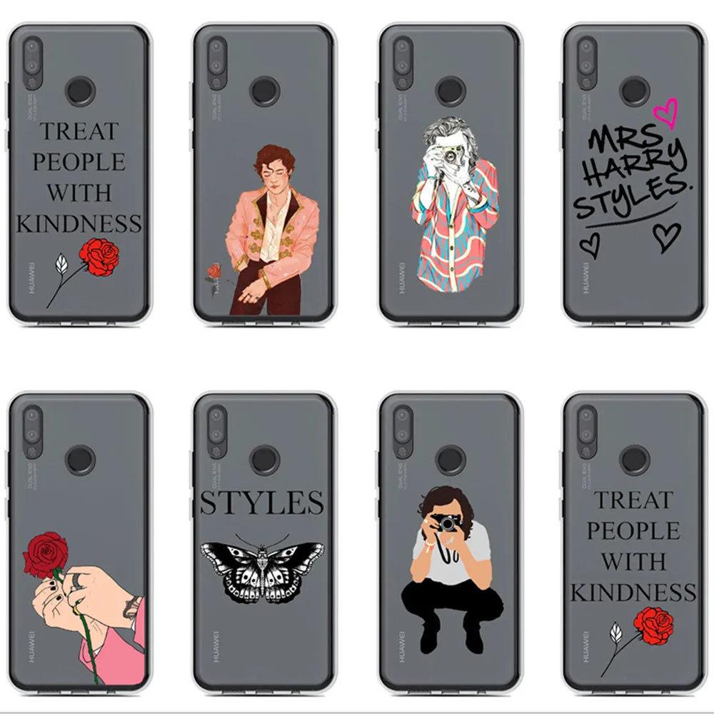 

Harry Styles Treat People With Kindness silicone Back Cover Cases for Huawei nova P20 P20 Lite Pro P8 Lite 2017 P9 P10 P10 Lite