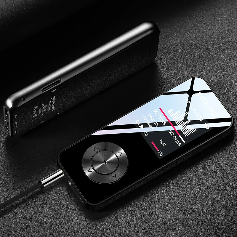 Yescool 1.8 Inch Metal Sport lossless MP3 Player Portable walkman 8GB Built-in Speaker FM Radio E-book Clock HIFI Music Player