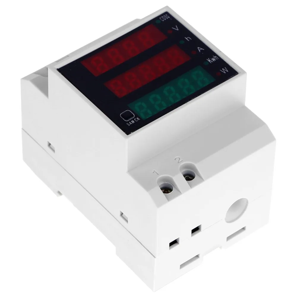 

AC80-300V 0-100A Multi-functional Din Rail LED Digital Multimeter Voltmeter Ammeter Voltage Current Power Energy Volt Meter