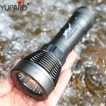 

YUPARD diving diver Underwater XM-L2 T6 LED Flashlight Torch Waterproof Light Lamp+2* 4000mAh 26650 rechargeable Battery+charger