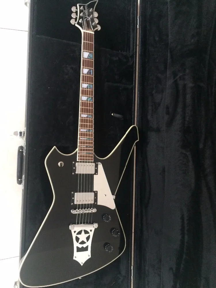 washburn custom guitar kiss paul stanley black washburn star tremolo