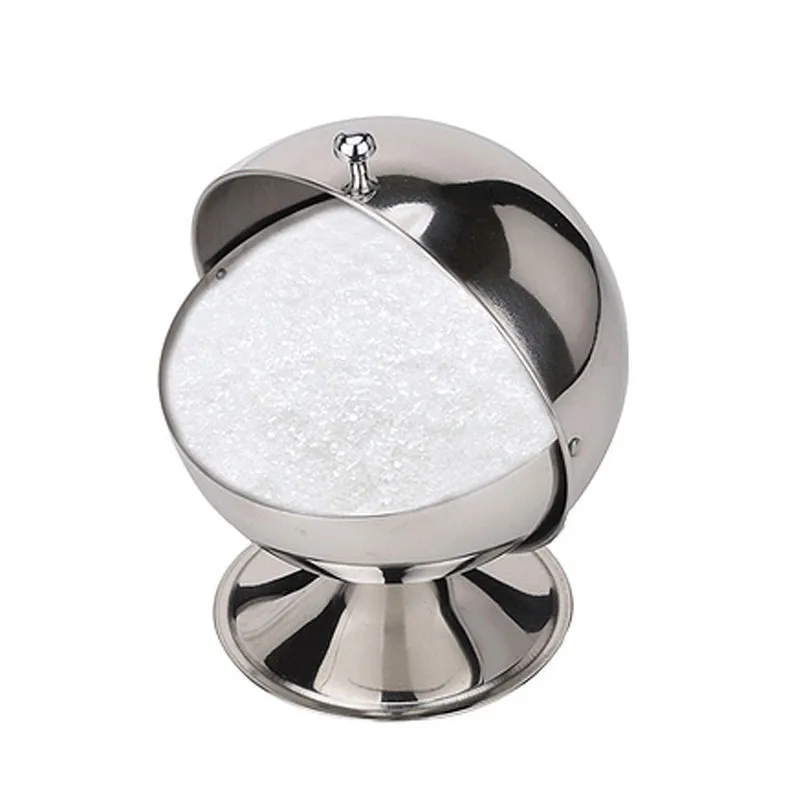 

New High Capacity Ball Shape Sugar Bowl Salt Storage Pot Spice Jar Cooking Herbs Storage Bottles Kitchen Tools