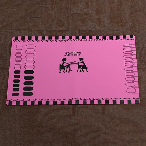 

1Pc Professional Soft Silicone Nail Art Practicing Transfer Mat Beauty Tool Kit