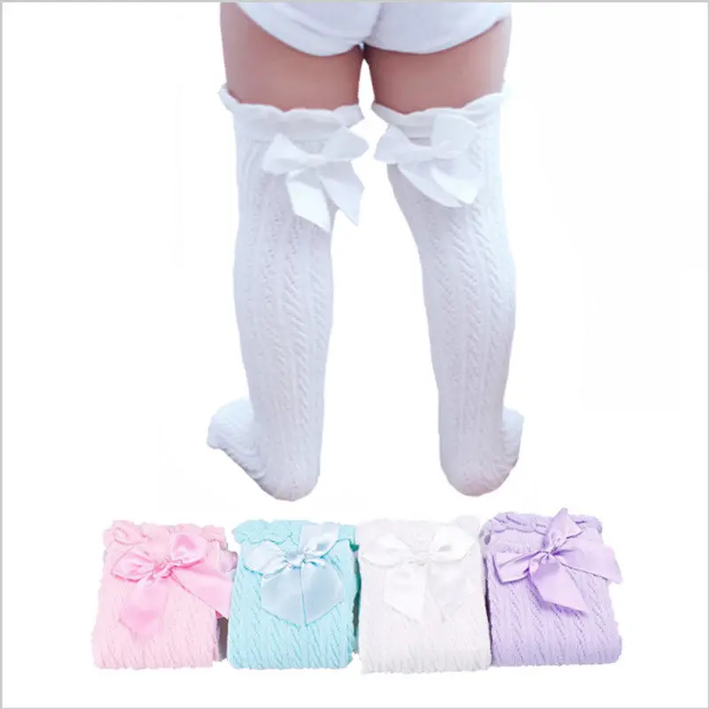 Принцесса для маленьких девочек до колена дышащие хлопковые носки Детские носки летние носки для девочек милые