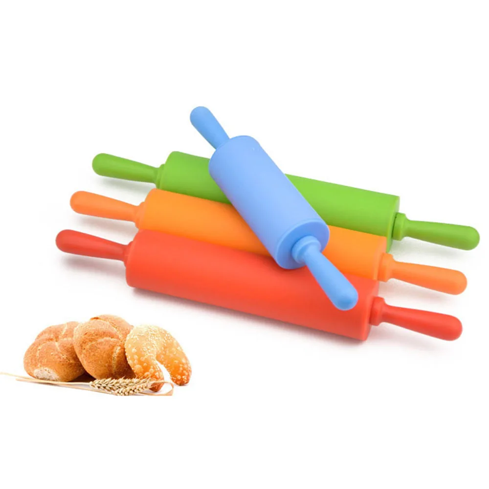 Silicone Rubber Rolling Pins Cake Tools Baking Accessories 2 pcs as a Setbaking tool setbaking