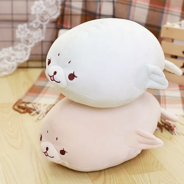 Fat Soft Seals Plush Toys Sea Lions Soft Stuffed Toys Girl Baby Birthday Gift Dolls Seals Pillow