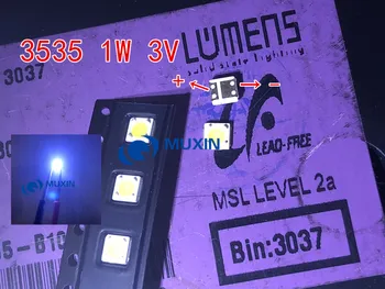

lumens LED Backlight 1W 3V 3535 3537 Cool white LCD Backlight for TV Application A129CECEBP18A-2092 4D 50PCS