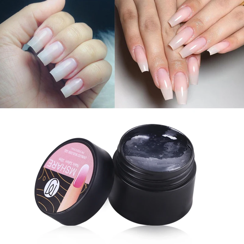 MSHARE Fiberglass UV Builder Gel for Nail Extensions Nails ...