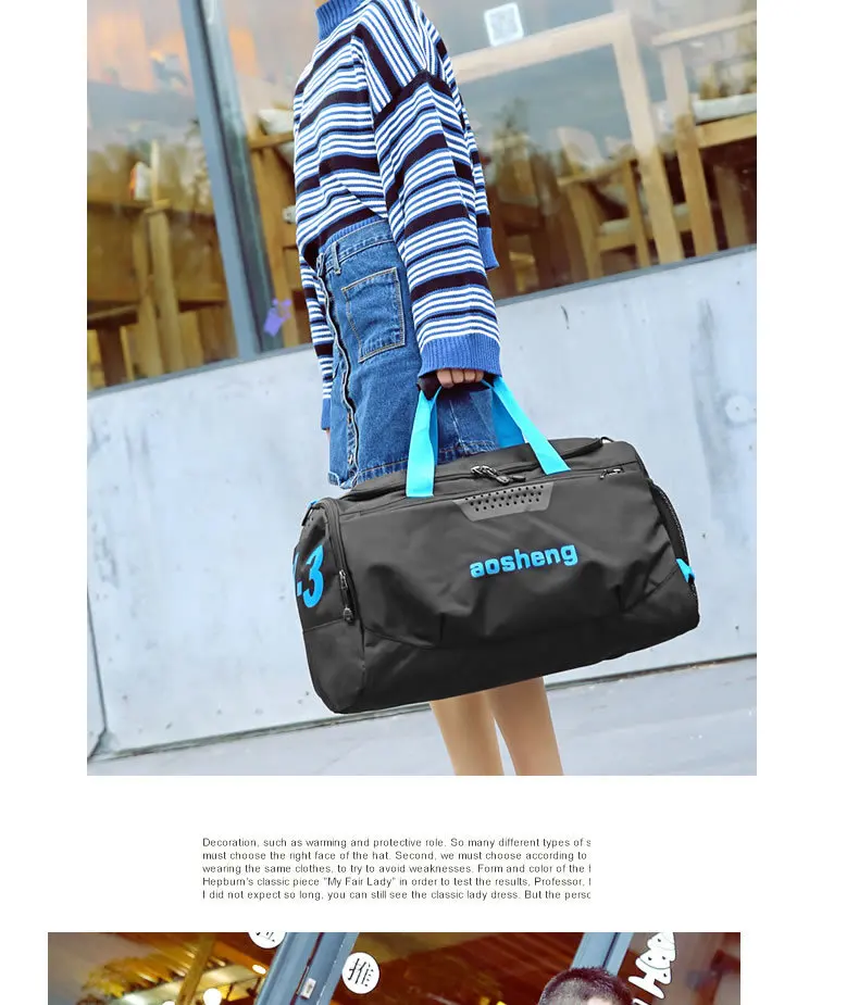 Горячая нейлоновая сумка для спортзала на открытом воздухе водонепроницаемая Женская сумочка школьная Фитнес сумка для Для мужчин спортивный отдых на природе женская сумка для занятий йогой