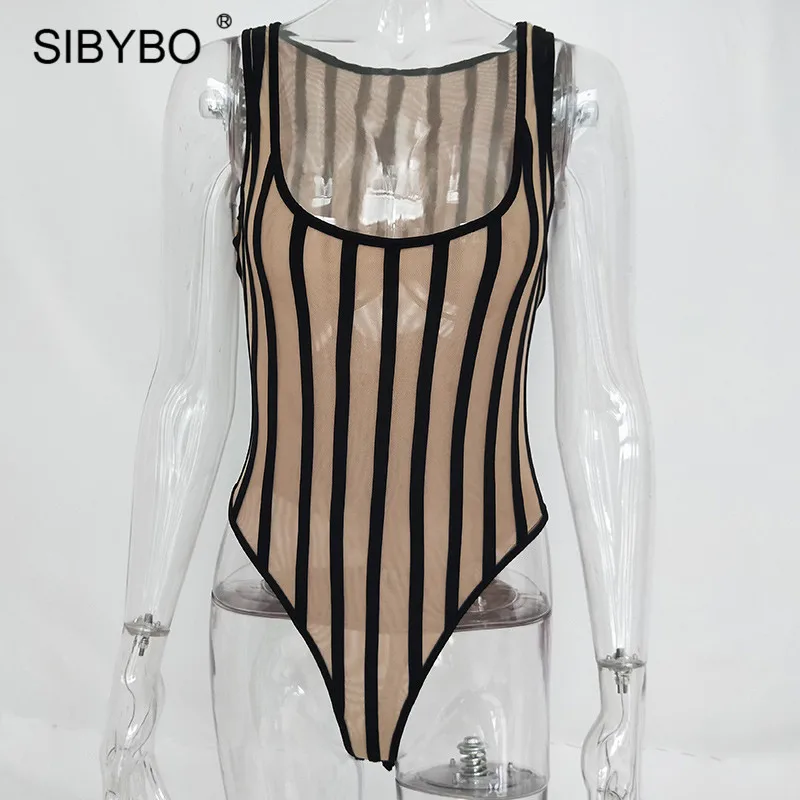 Sibybo-Black-Striped-Mesh-Sexy-Bodysuit-Women-Rompers-See-Through-Sleeveless-Summer-Top-Casual-Short-Jumpsuit