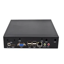 Qinlan Мини-ПК дешевый DDR3 Intel Celeron 1037U 1.8 ГГц HD Графика HTPC MiniPC HDMI VGA 2 г/4 г /8 г Оперативная память SSD