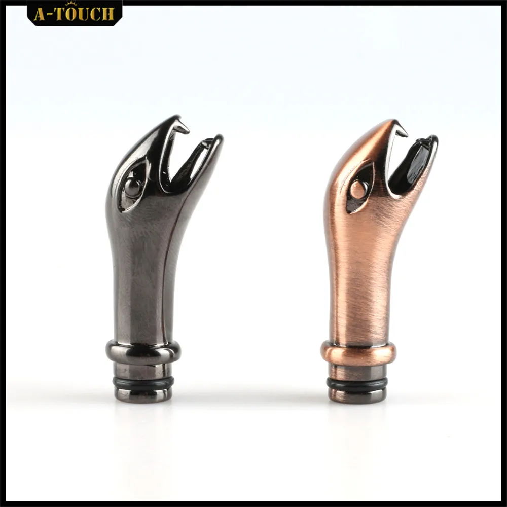 

A-Touch Cobra 510 Drip Tip Replacement Metal Snake Shaped Design E Cigarette Drip Tips for 510 RDTA Atomizer Tank VS Skull Drip