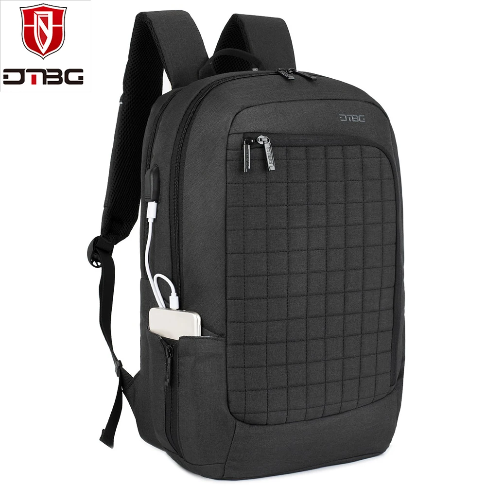 

DTBG Striped Laptop Backpack 17.3 Inch With USB Port Waterproof School Bag Multifunctional Mochila Notebook Computer Backpacks