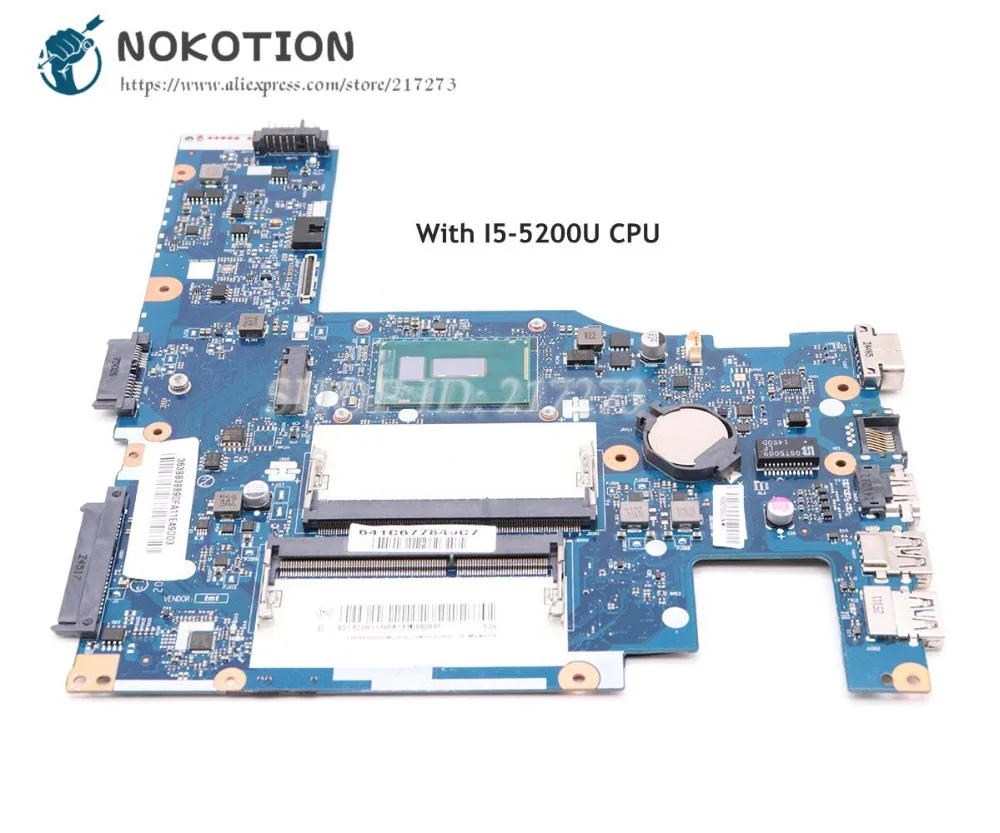 NOKOTION ACLU3 ACLU4 UMA NM-A362 5B20H11365 основная плата для Lenovo G40 G40-80 материнская ноутбука SR23Y