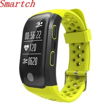 Smartch 2017 новые S908 GPS Smart Band Bluetooth 4.2 сердечного ритма IP68 Водонепроницаемый сна Мониторы Шагомер умный Браслет для andr