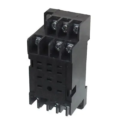 

DYF-11A 7A 300VAC 11 Pin DIN Rail Mount Power Relay Socket Base for HH53P