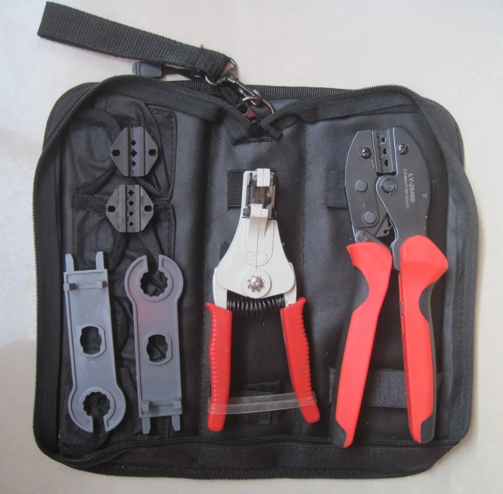 Solar PV Tool Kits crimping tool for 2.5 6.0mm2 MC3/MC4/Tyco connectors