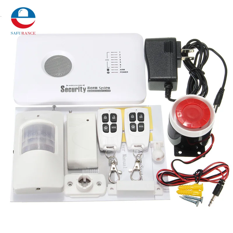 

Durable Quality Wireless LCD GSM Intelligent Home Security Burglar Voice Protect House Alarm Intercom Remotely New Free Shipping