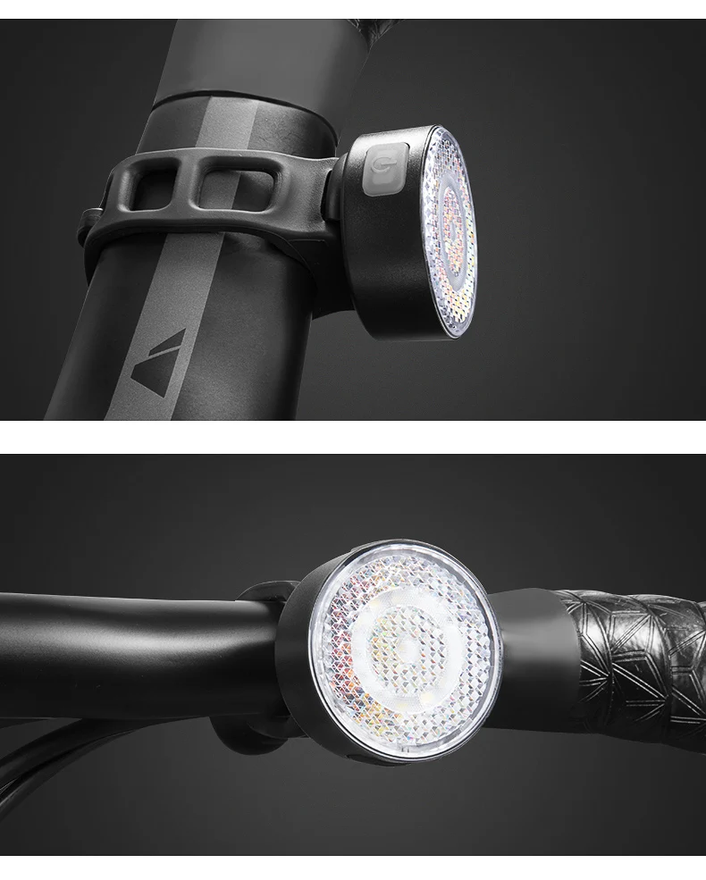 GACIRON W08F-20 Предупреждение спереди светильник для задних фонарей 20 люмен USB Перезаряжаемые светодиодный светильник Водонепроницаемый велосипедный светильник, Аксессуары для велосипеда