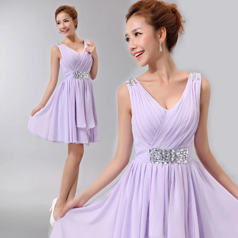 New Arrival Sleeveless Beaded Short Flowy Dresses Cheap Prices New Arrival Sleeveless Beaded Short Flowy Dresses Cheap Prices