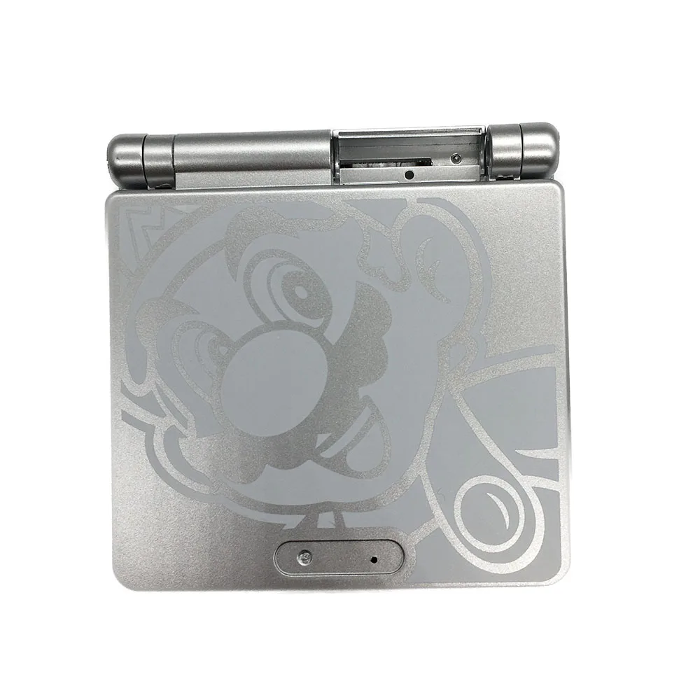 Для ограниченной серии полный корпус Оболочка Чехол Замена для nintendo Gameboy Advance GBA SP чехол - Цвет: Silver M