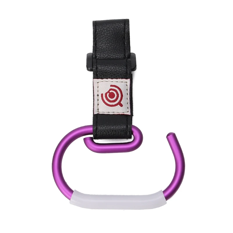 Универсальный Детские коляски Крюк Сумка-тележка для покупок клип крючок для коляски крючок вешалка - Цвет: Фиолетовый
