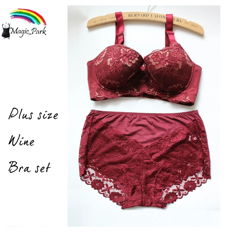 Plus size bra set38D40D42Dcup underwear women brand bra