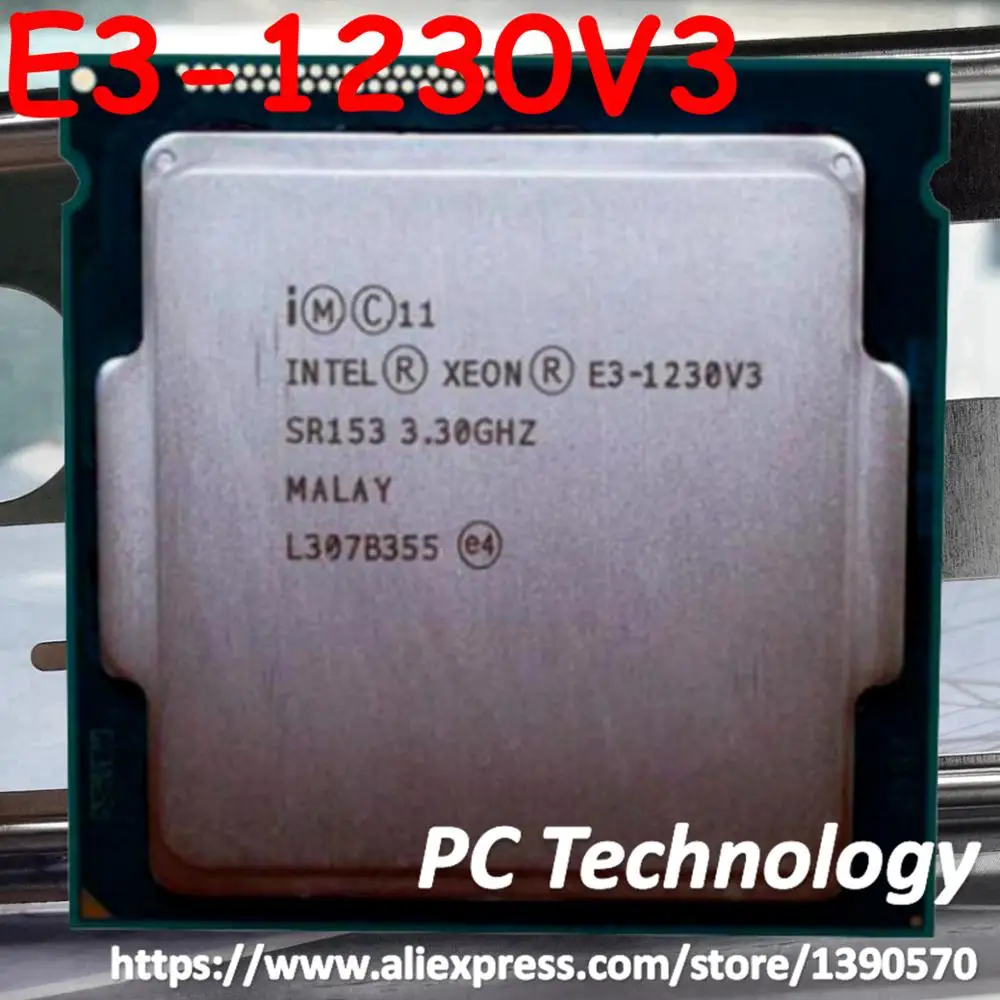 Оригинальный процессор Intel Xeon 3 30 1230 ГГц 8 м LGA1150 четырехъядерный для настольного