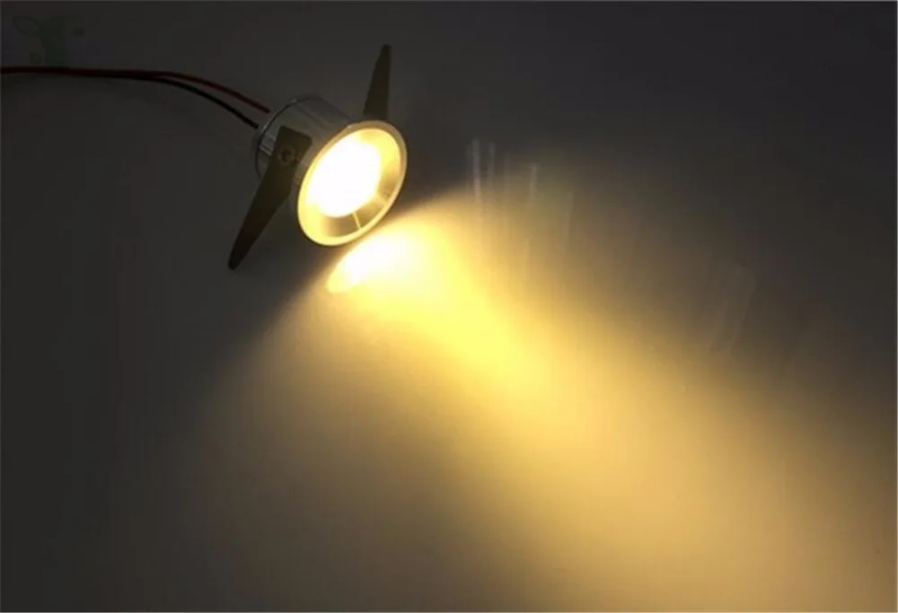 5 шт./лот затемнения 1 Вт мини потолочное светодиодное освещение лампы потайной шкаф настенная лампа 110 V-220 V для домашнего декора гостиной освещения