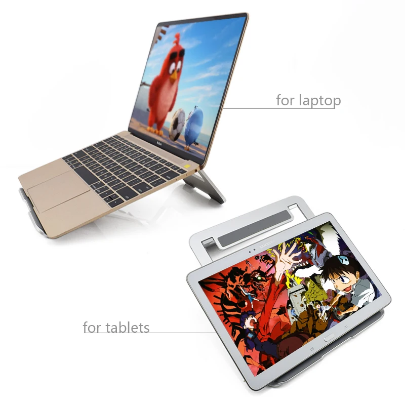

Tablet 10 Inch Stand Aluminium Alloy Notebook Cooling Stand For Tablet Accessories Holder for MacBook Pro/Air/iPad