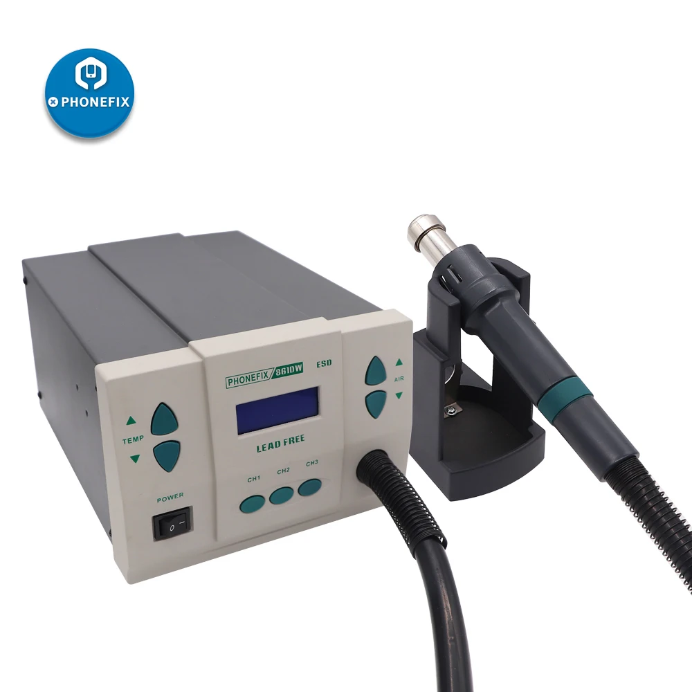 110V 220V 900W PHONEFIX 861DW Digital Hot Air