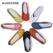 Модные женские туфли на плоской подошве; большие размеры; кожаные тонкие туфли в горошек; обувь для мам; повседневная обувь; комплект обуви