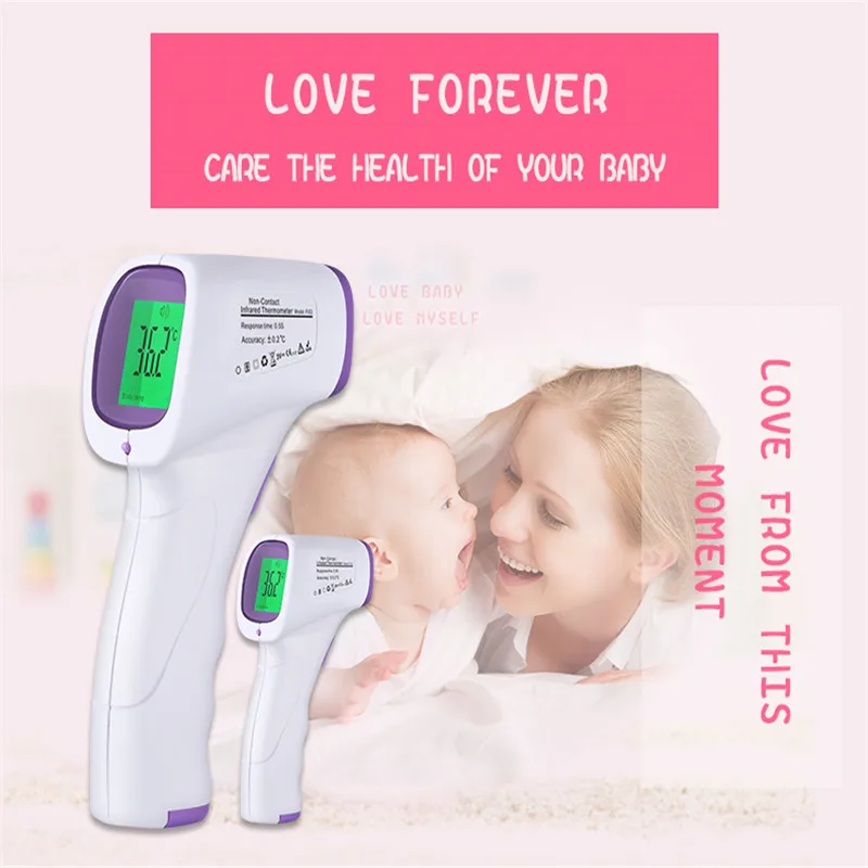 

New Infrared Electronic Digital Thermometer Non-Contact IR Forehead Temperature Measurement Device With LCD termometro Baby Care