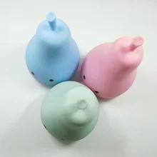 Candy Color Pear Shape Light Children Silicone Light-Up Toys Kid Room Decorated Pear Night Light Lamp Newest